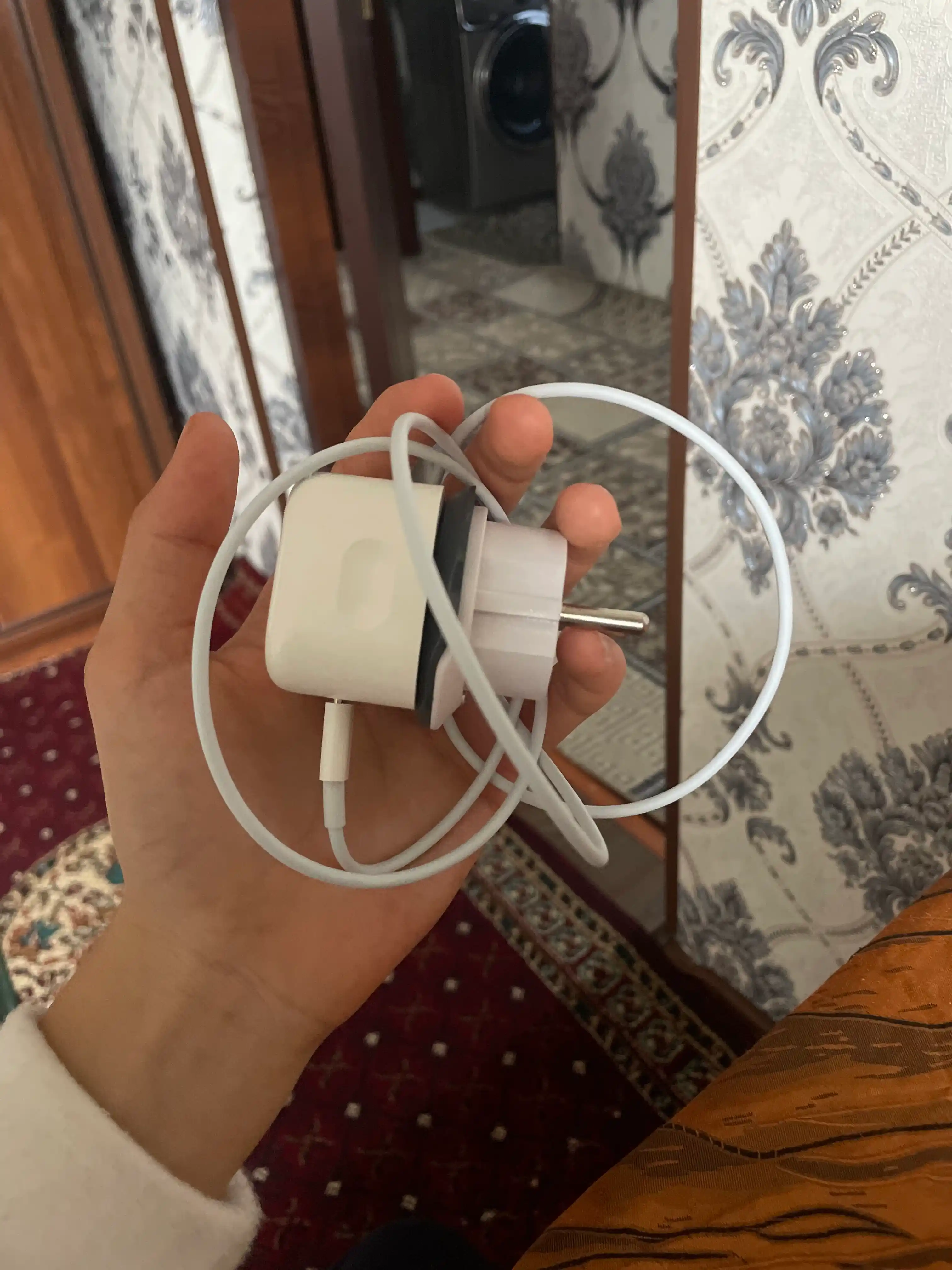 Зарядка 20W для iPhone с Lightning кабелем, переходник в подарок, гарантия 1 год