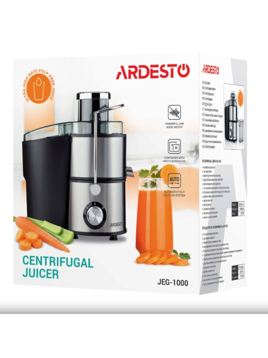 Соковыжималка ARDESTO центробежная, 1000 Вт - 