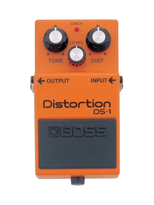 Boss DS-1 elektr gitara effektlari pedali Distortion, distortion, buzilish