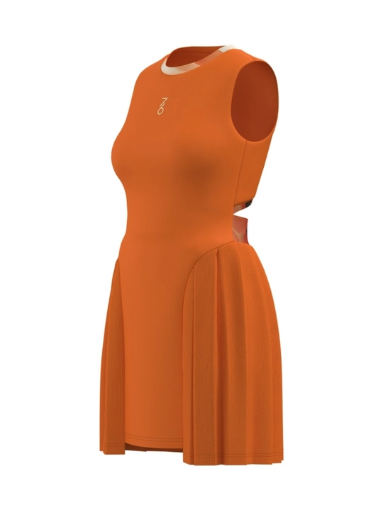 Платье женское для тенниса 7/6 Mari Dress 2.0 - Orange