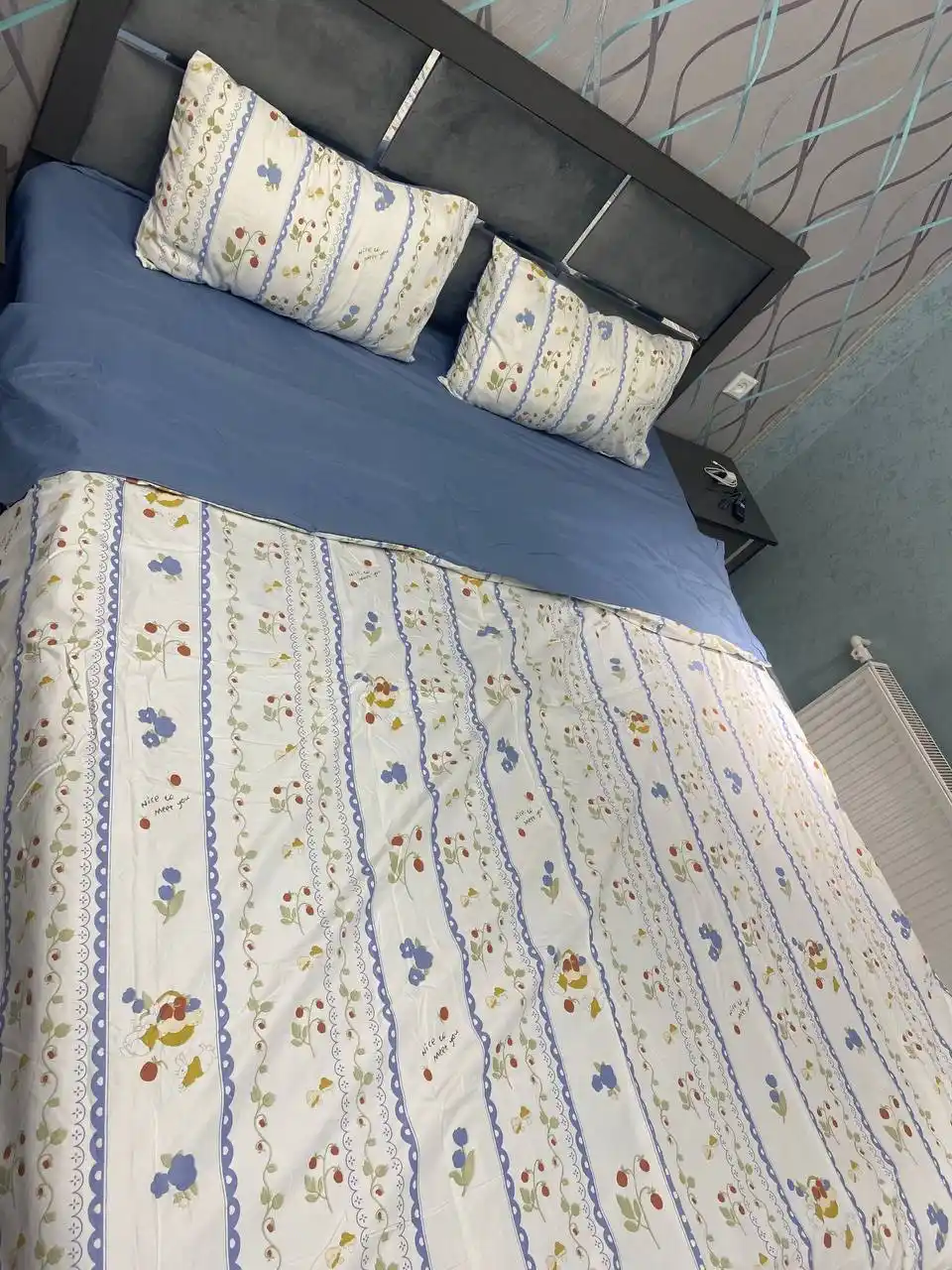 Комплект постельного белья, двуспальный, мягкий ткань
