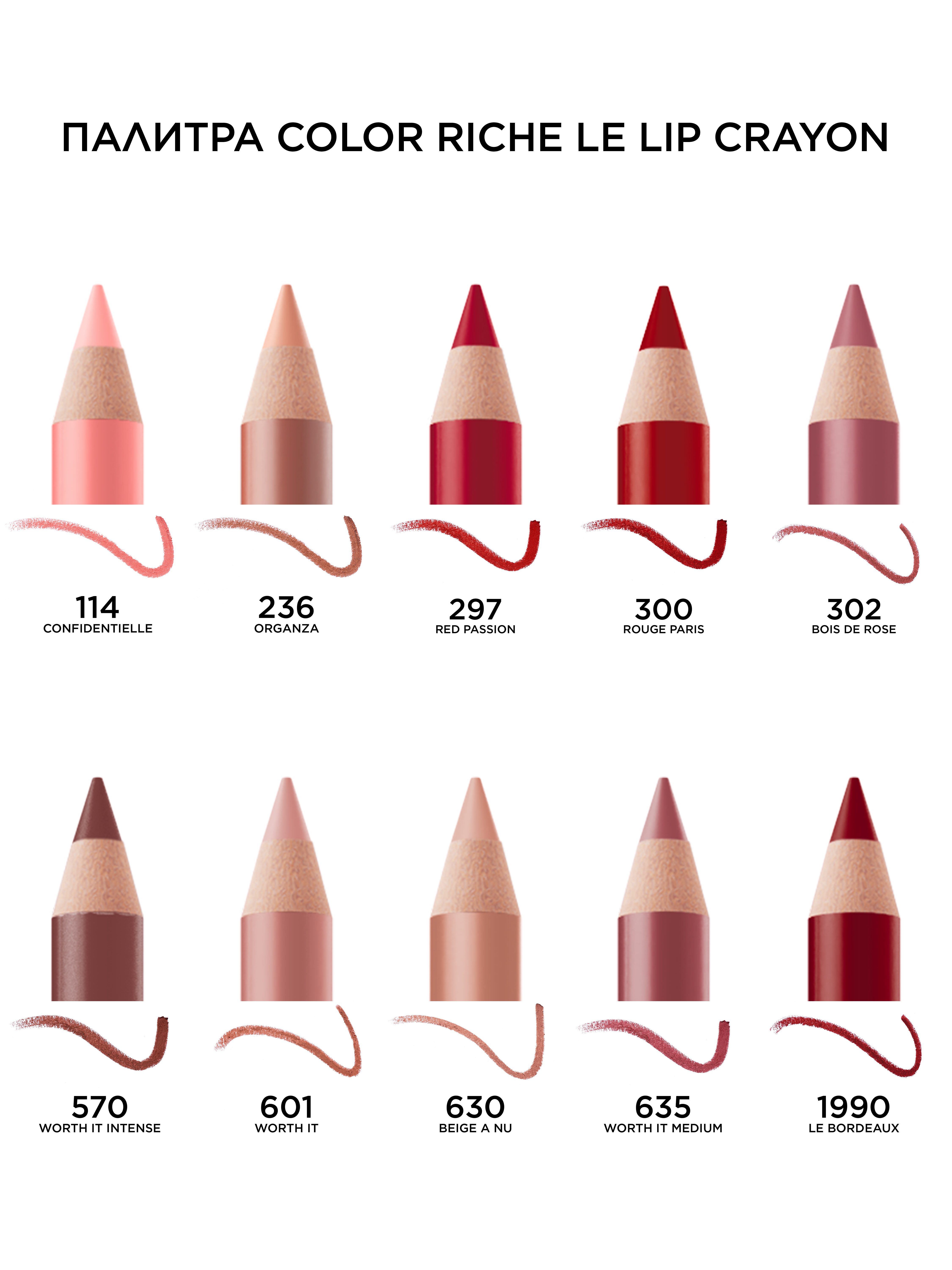 Карандаш для губ L'Oreal Paris Color Riche Le Lip Liner, оттенок 236 светло-розовый