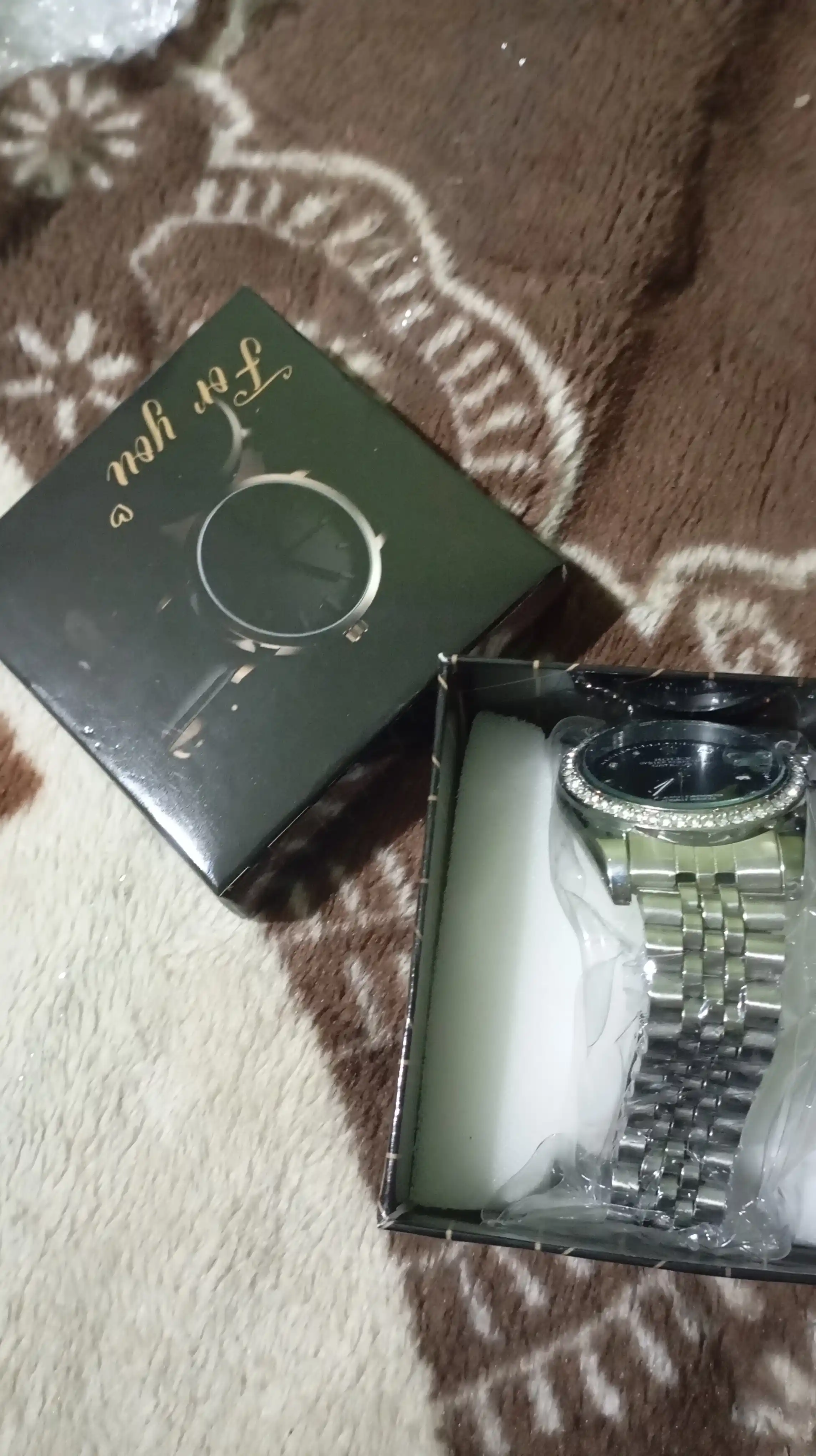 Ayollar uchun klassik Rolex soati - to‘liq sovg‘a to‘plami