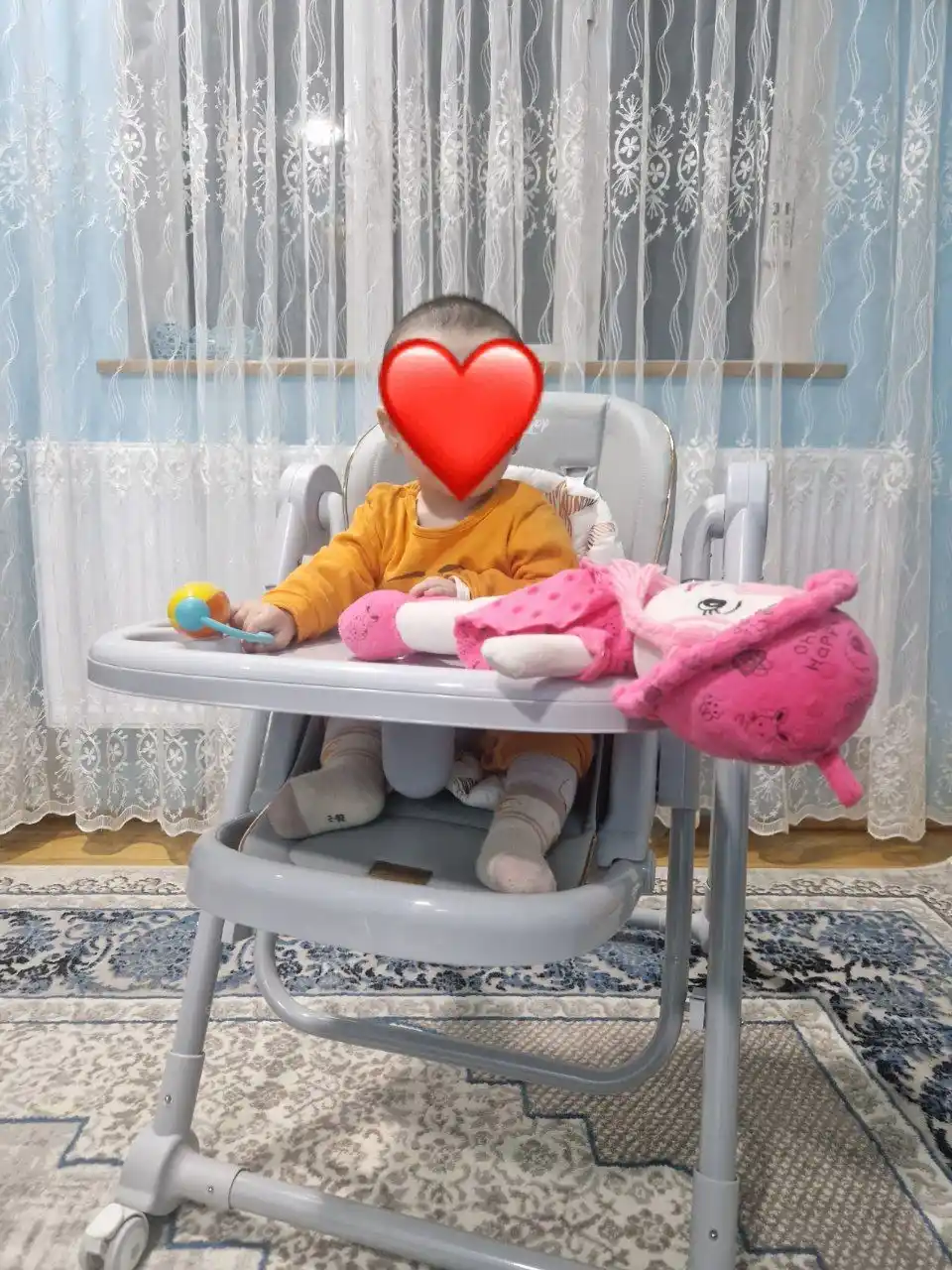 Детский стульчик для кормления+ качели, 2 в 1