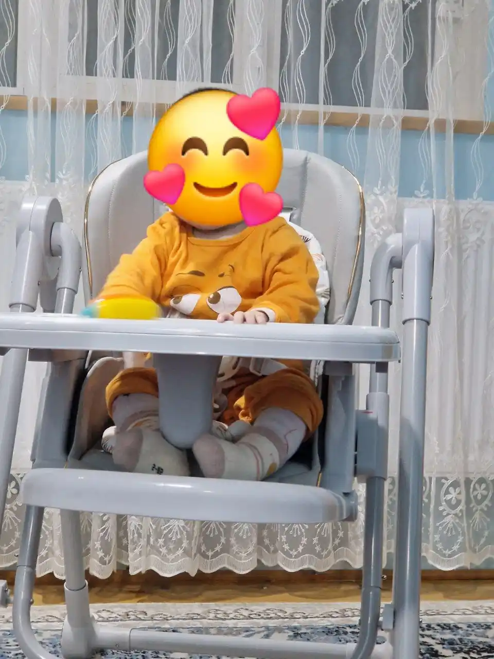 Детский стульчик для кормления+ качели, 2 в 1
