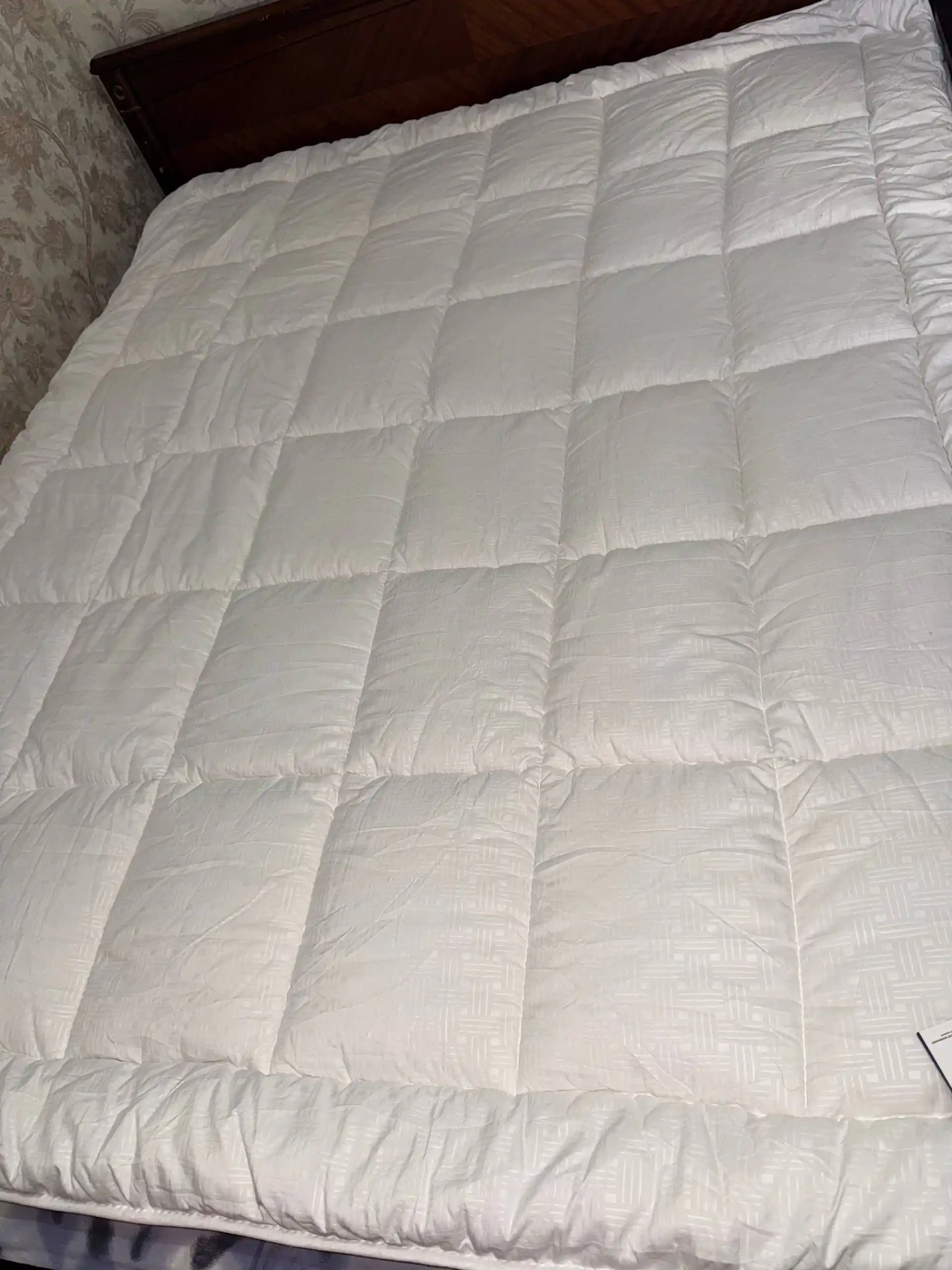 Allergiyaga mos namatrasnik, paxtali matras qoplamasi, rezinkali himoya