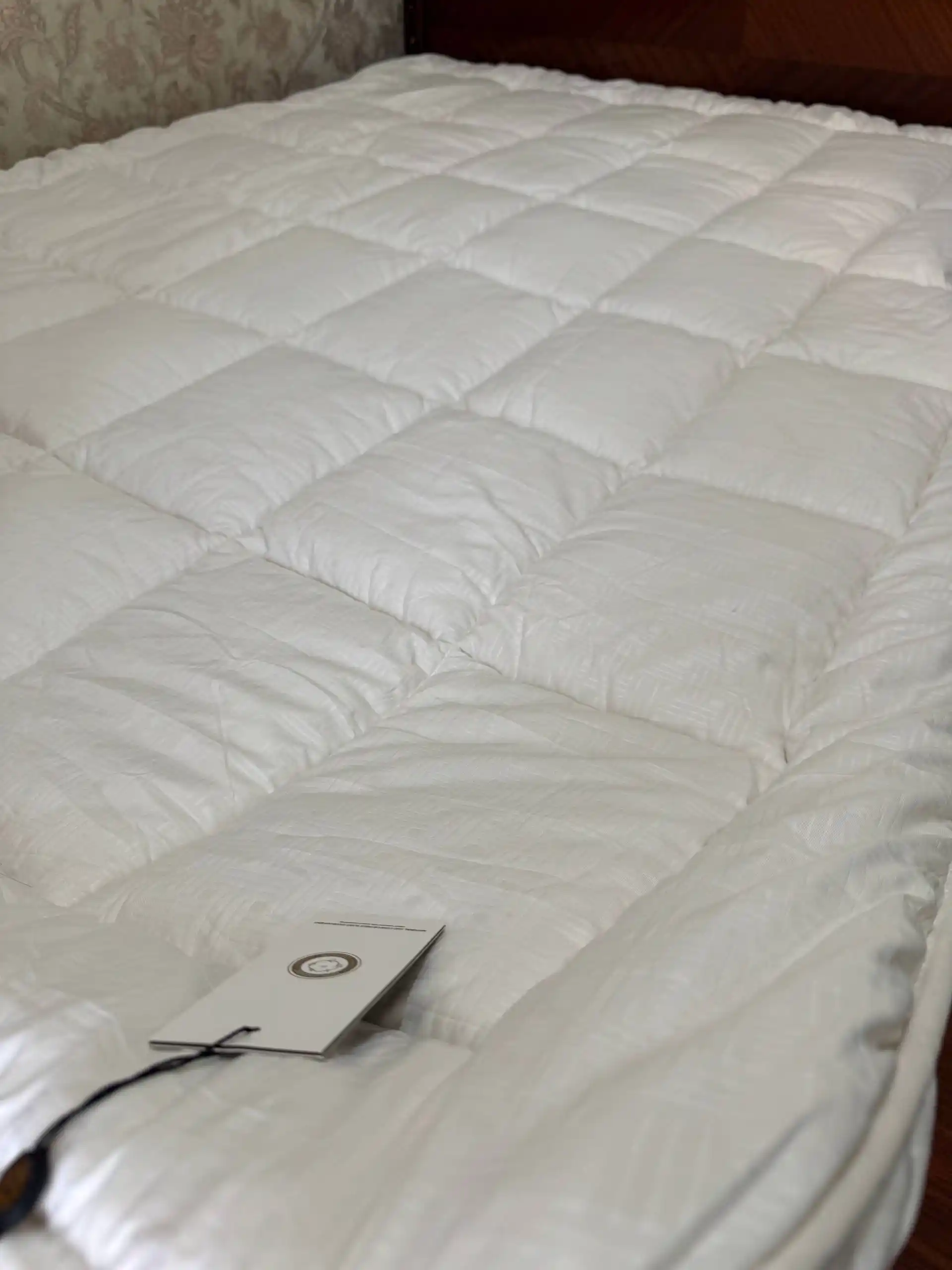 Allergiyaga mos namatrasnik, paxtali matras qoplamasi, rezinkali himoya