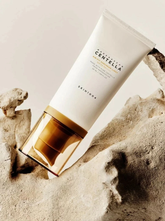 Madagascar Centella Skin 1004 SPF50+ yuz uchun quyoshdan himoya qiluvchi krem