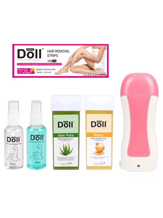 Профессиональный набор для депиляции Doll 6-в-1, восковой набор