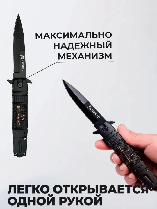 Складной универсальный нож, нержавеющая сталь, компактный, нож-спиннер туристический