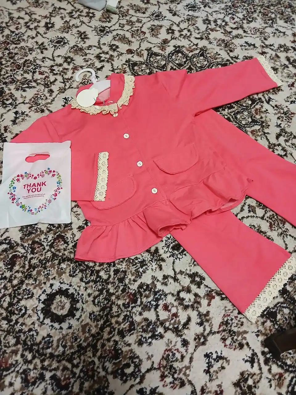 Комплект двойка для девочек, 3-5 года, из полиэстера