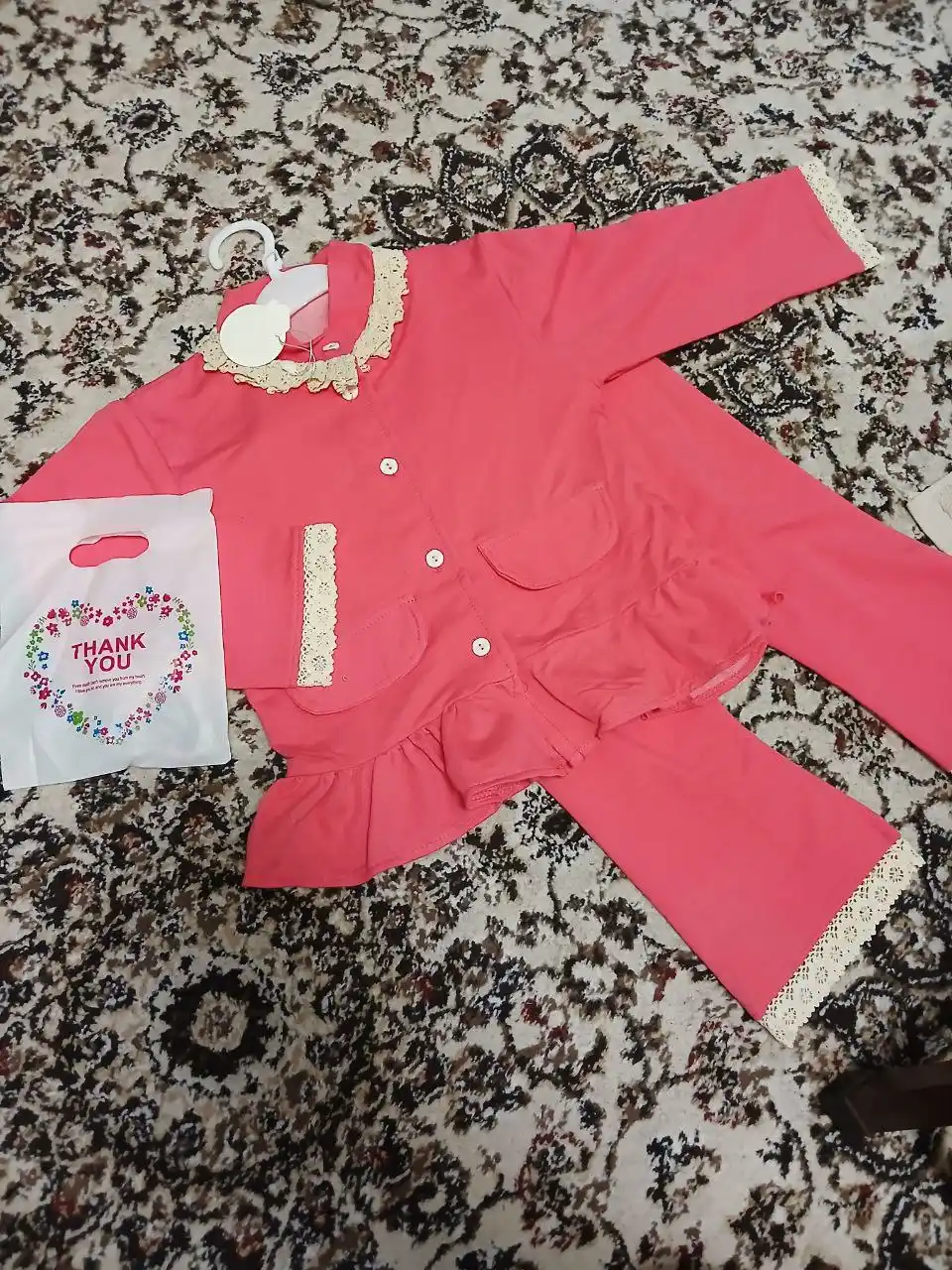 Комплект двойка для девочек, 3-5 года, из полиэстера