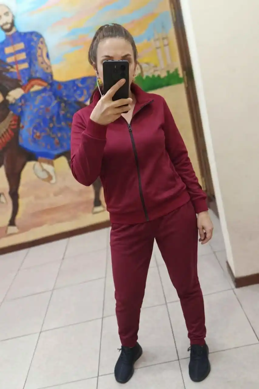 Женский спортивный костюм, двойка для женщин, размеры 42-50