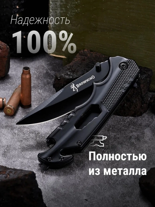 Складной универсальный нож, нержавеющая сталь, компактный, нож-спиннер туристический