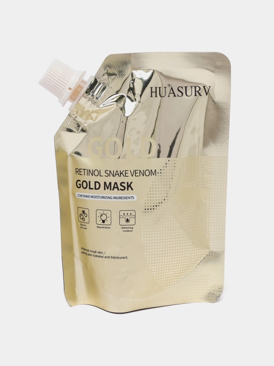 Жидкая маска для лица Gold Mask для увлажнения, омоложения и ухода за кожей лица, 100 г - 