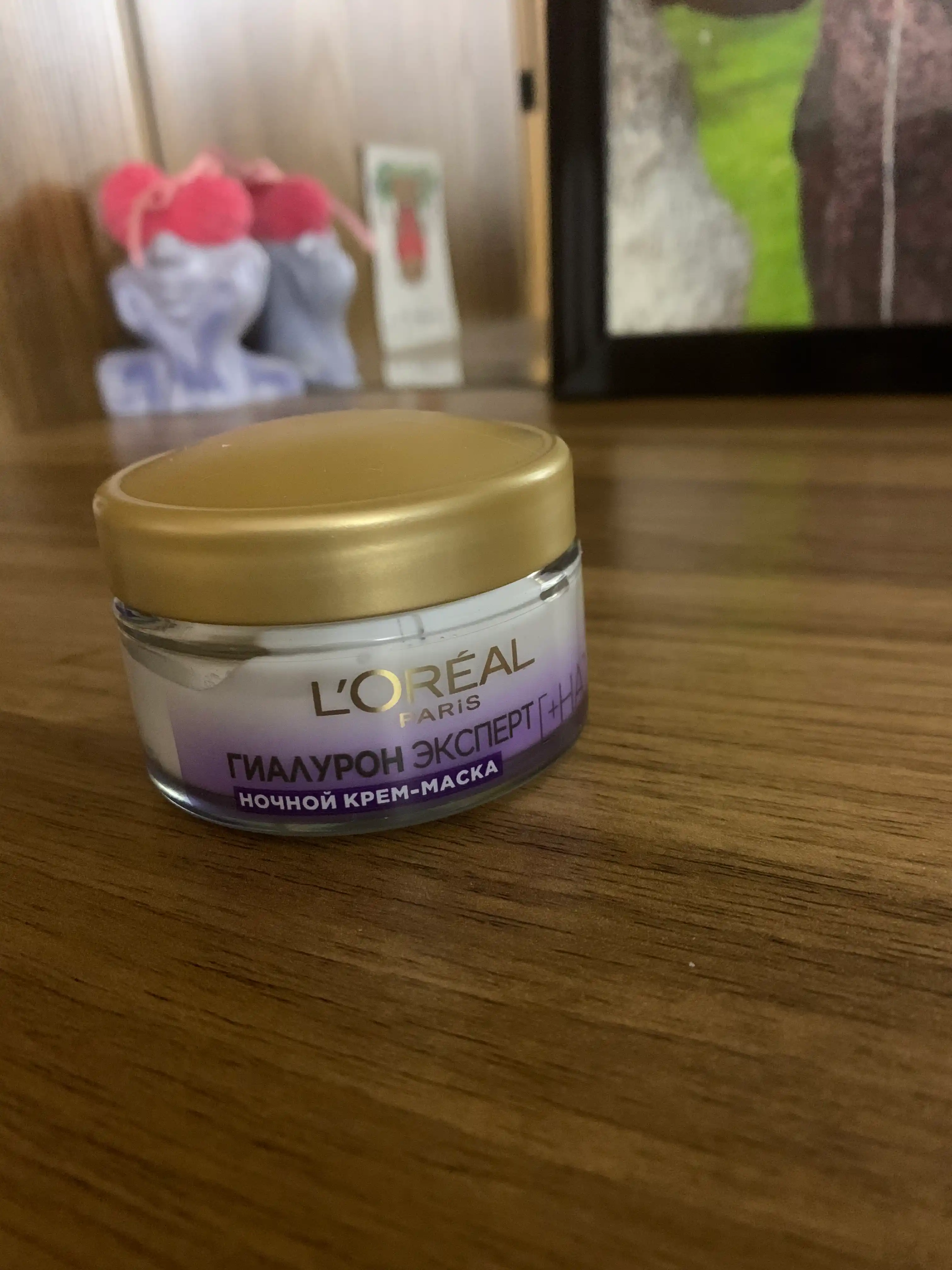 Krem - niqob L'Oreal Paris Hyaluron Expert, tungi va to'ldiruvchi, 50 ml
