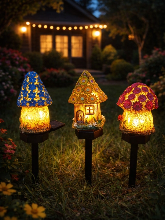 Quyosh energiyasi bilan ishlaydigan bog' yoritgichi