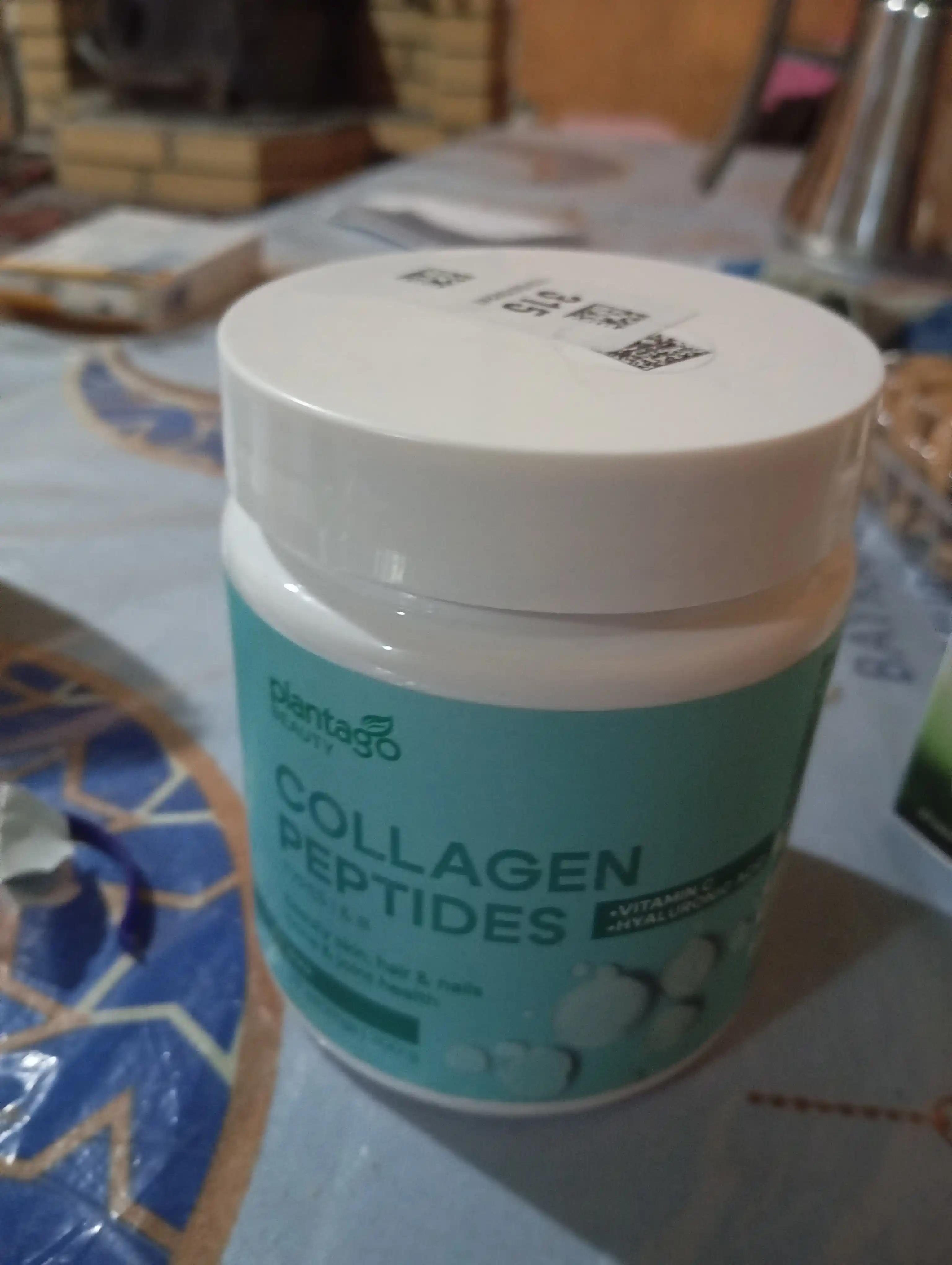 Peptidli kollagen + Vitamin C + Gialuron kislotasi, Primekraft, kukun, 200 gr