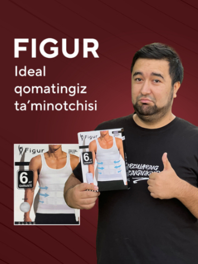 Erkaklar uchun FIGUR choksiz qorinni tortuvchi mayka, qomatni shakllantiruvchi