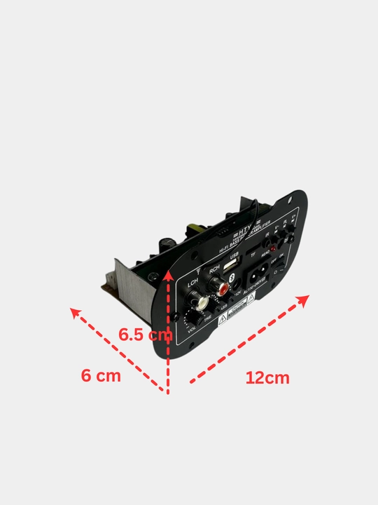 HI-FI BASS — Bluetooth усилитель 1.1 канала, USB, TF, AUX, FM, питание 12В/220В, 30Вт