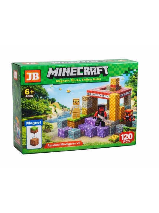 Магнитные кубики Minecraft - детский магнитный конструктор для творчества, хороший подарок