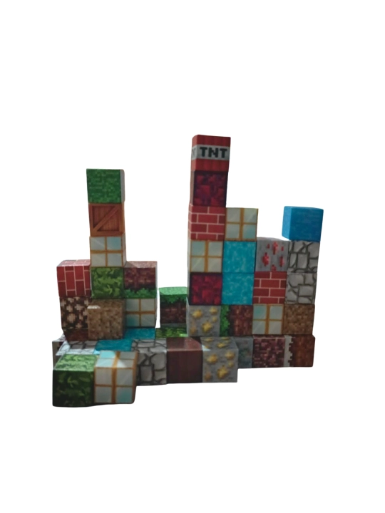 Магнитные кубики Minecraft - детский магнитный конструктор для творчества, хороший подарок