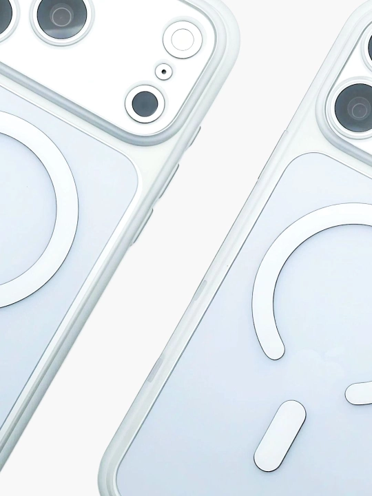 Серия X Pure Glow telefon qopqog‘i: PC+TPU, kamera modulini himoya qiladi, MagSafe