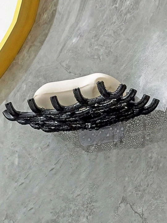Hammom va dush uchun ikki qavatli plastik devorga o'rnatiladigan sovunli idish