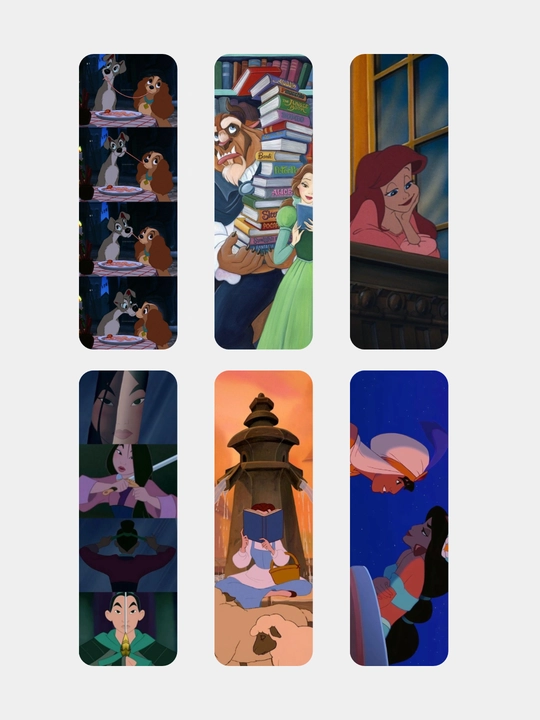 Kitob va kundalik uchun xatcho'p 6 dona, "Garri Potter" "Angliya" "pushti" "Disney" mavzu - 
