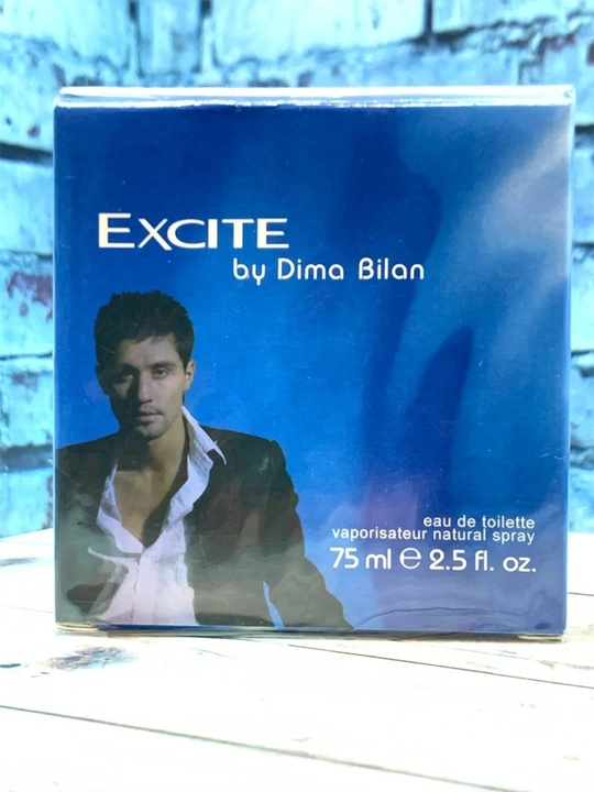 Erkaklar uchun excite by dima bilan xushbo'ylangan suv, 75 ml