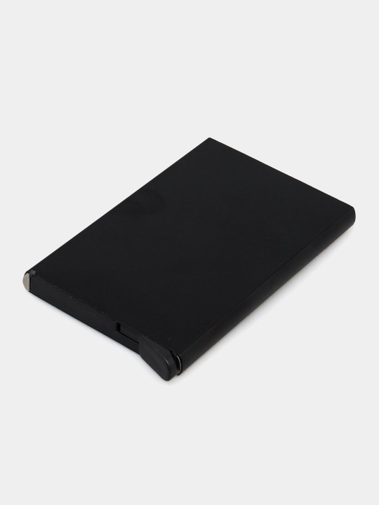 RFID himoyali metall kartxolder – 6 ta karta uchun ultrayupqa alyuminiy hamyon