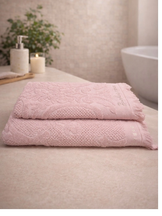 COTTON LIFE Полотенце для лица и ванной | 100% хлопок | Красивый дизайн | Выбор семьи