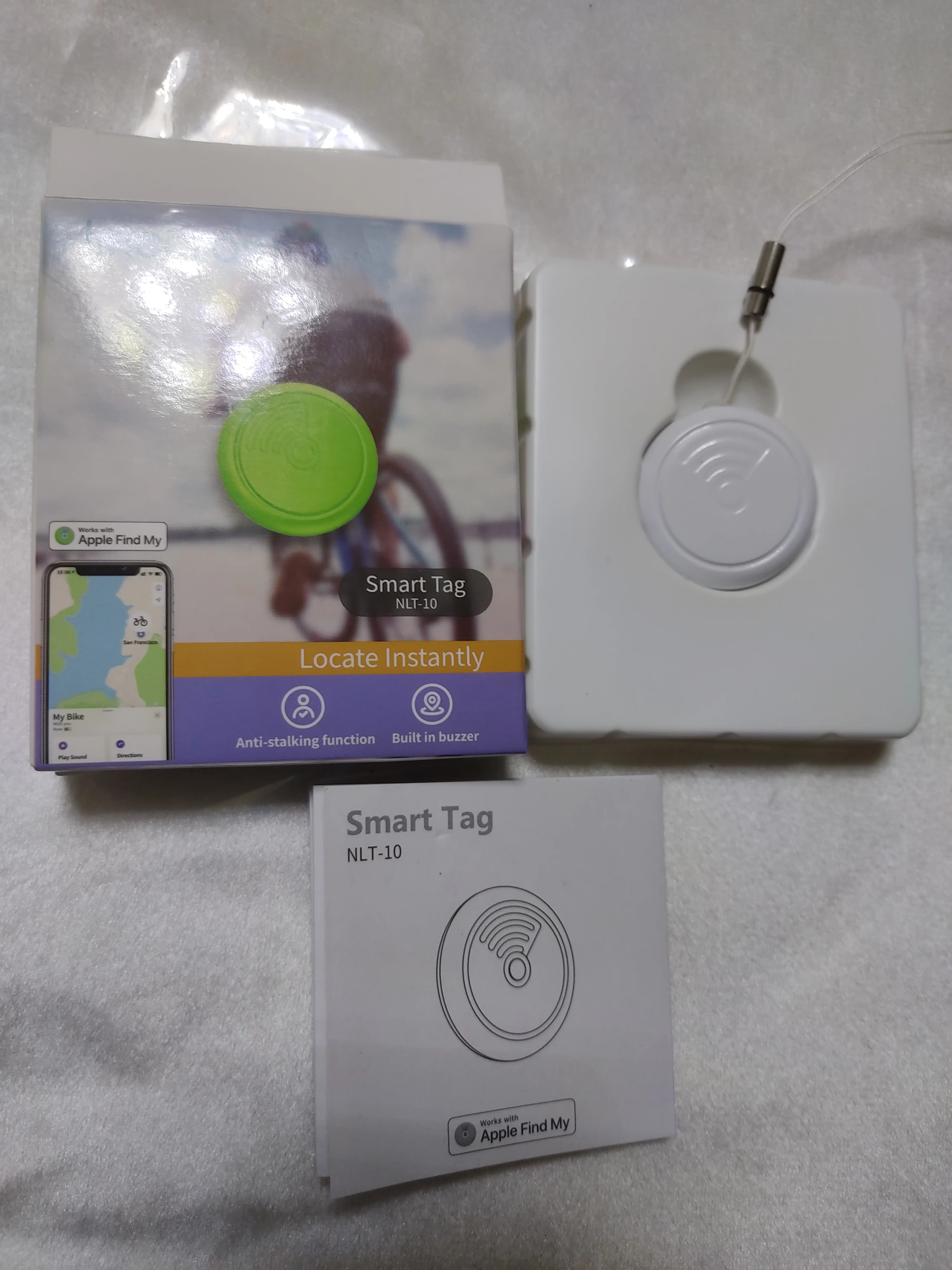 Поисковый Bluetooth-трекер для вещей - совместим с Локатор, аналог AirTag, iOS MFi