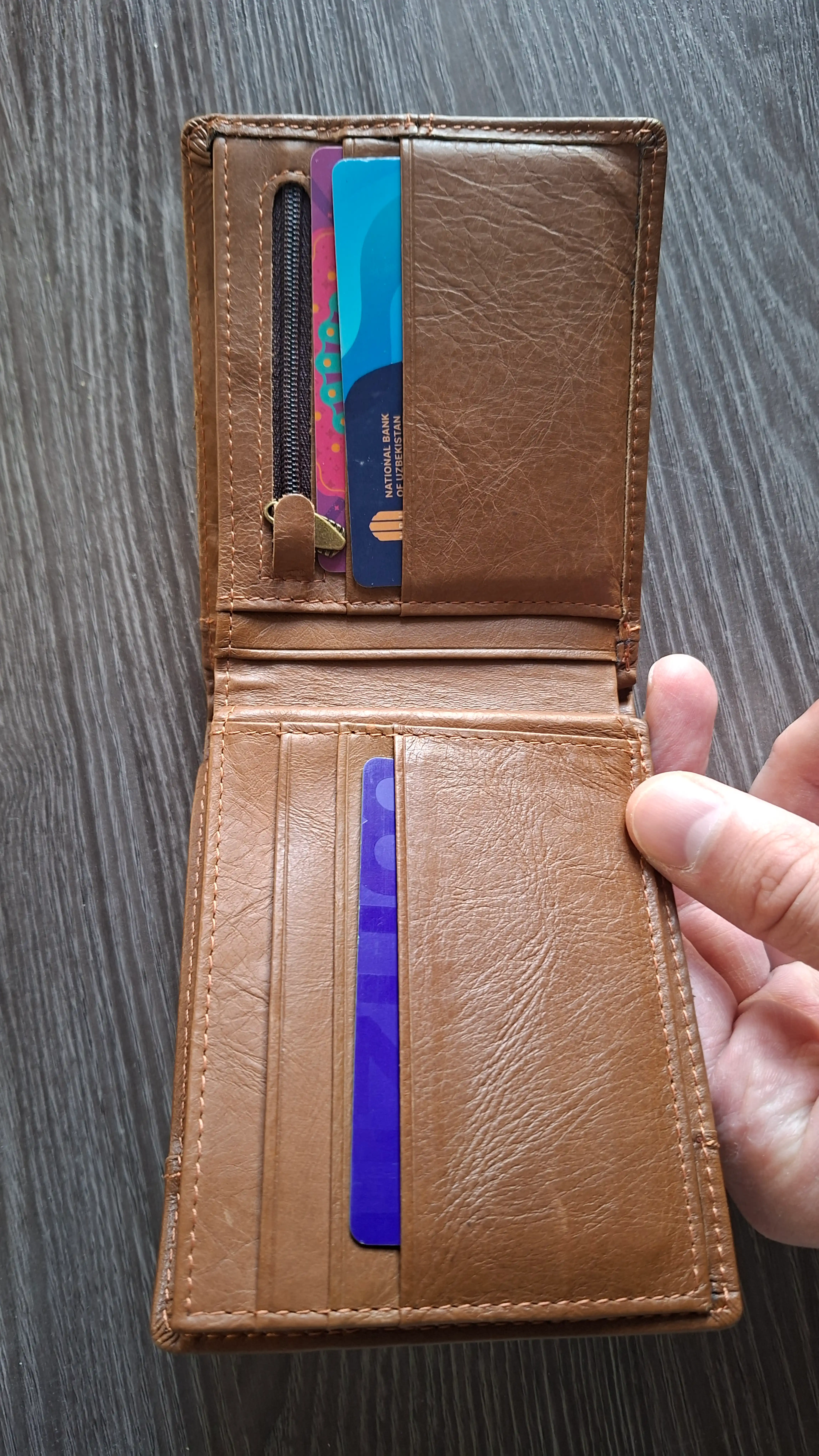 Erkaklar hamyoni Genuine Leather Classic