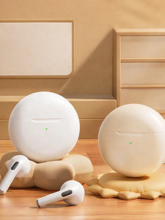 V5.4 nomli simsiz quloqchinlar Bluetooth orqali PRO6 nomi orqali to'piladi