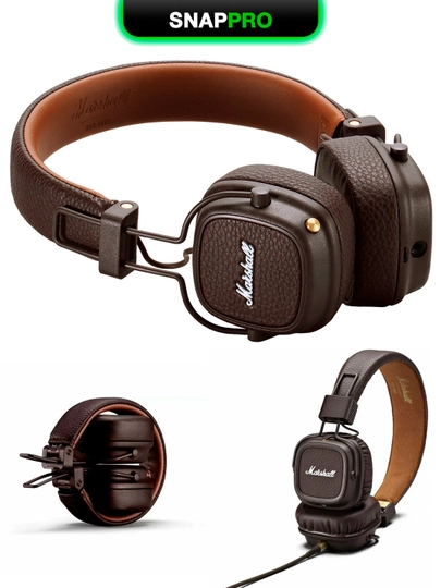Беспроводные наушники Marshall Major V с микрофоном, Bluetooth 5.3, 100+ Ч