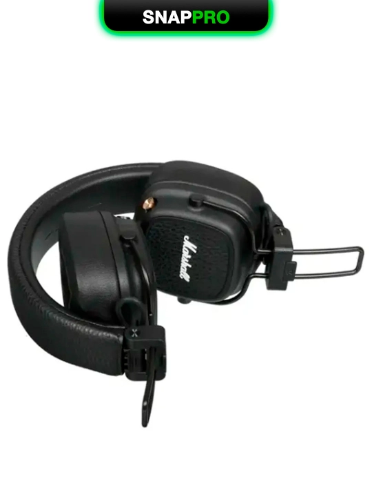 Simsiz quloqchinlar mikrofon bilan Marshall Major V,  Bluetooth 5.3, 100+ soat