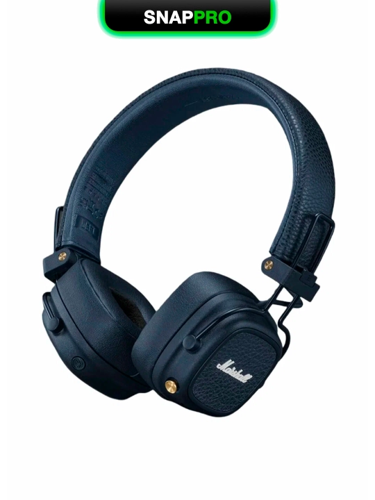 Simsiz quloqchinlar mikrofon bilan Marshall Major V,  Bluetooth 5.3, 100+ soat