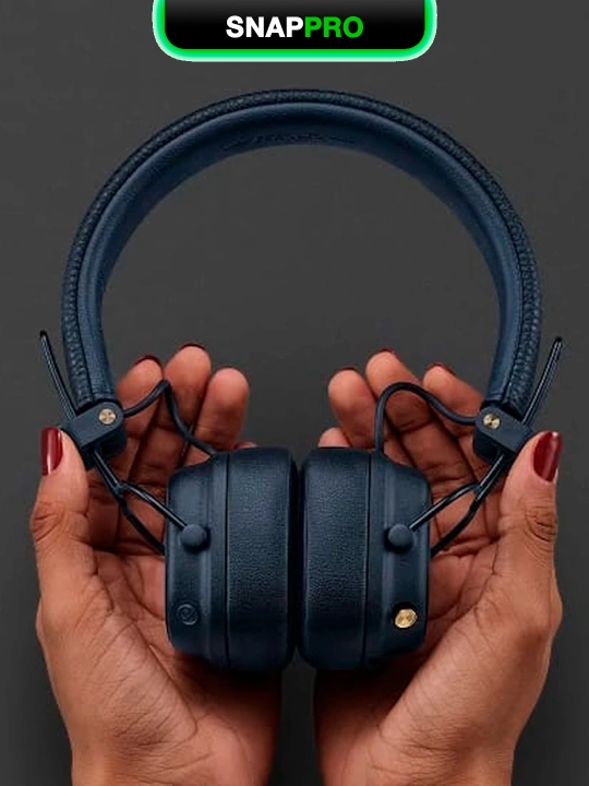 Simsiz quloqchinlar mikrofon bilan Marshall Major V,  Bluetooth 5.3, 100+ soat