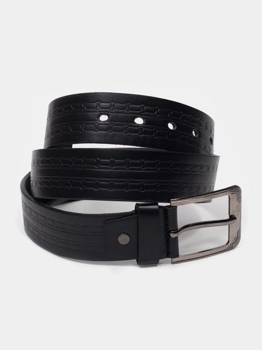 Alyuminiy qisqichli dermantin kamar, 123 sm, kengligi 36 mm