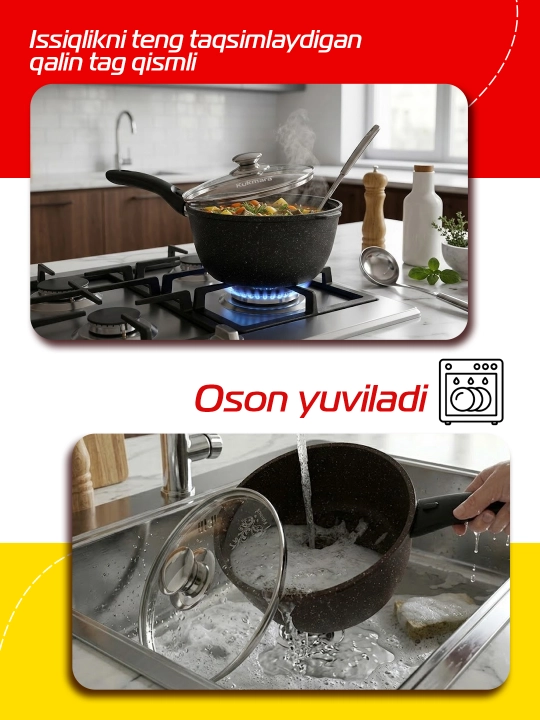 Cho'mich Kukmara, olinadigan tutqich bilan, 2.2 litr