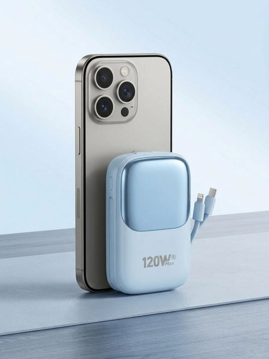 Ouger 3C-20: 20000mAh ultra ixcham Power Bank – 120W tezkor quvvatlash