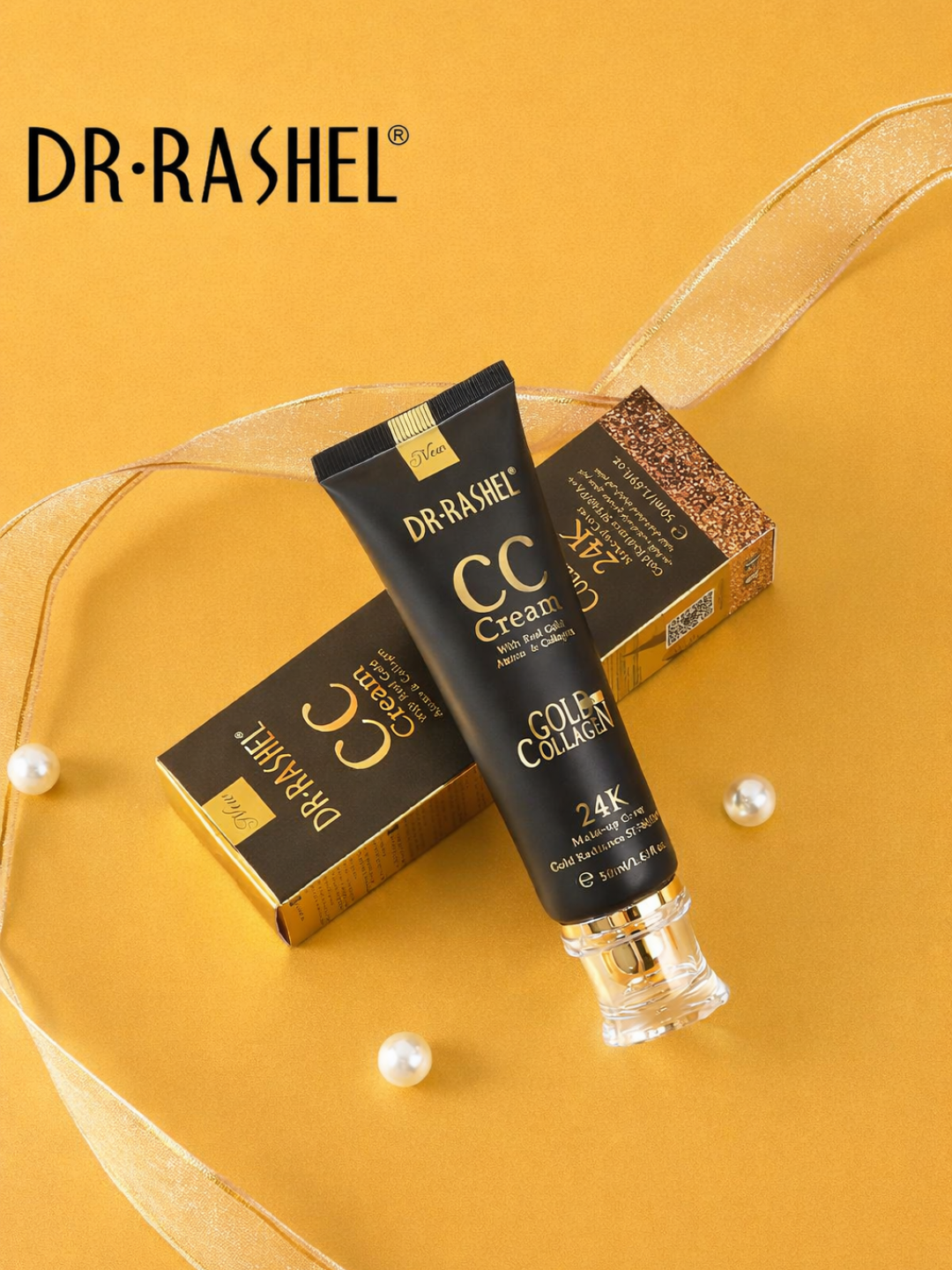 Тональный крем Dr Rashel, CC 24K золотой коллаген, SPF 50 м