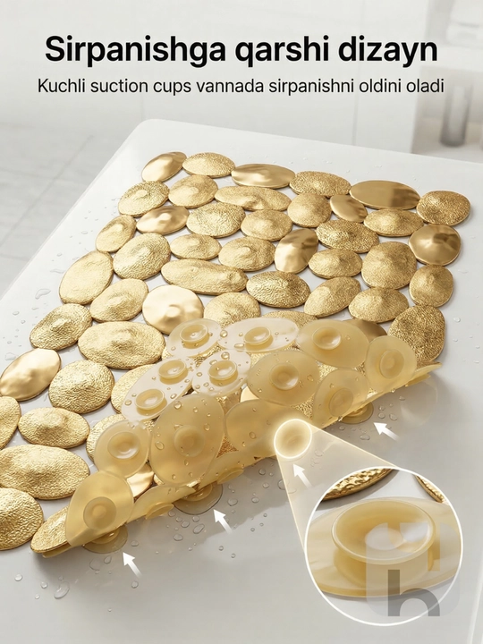 Коврик для ванны антискользящий 70×35 см водостойкий коврик для ванной XP-23-86