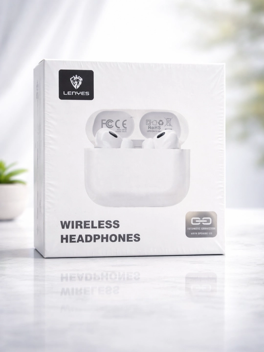 Беспроводные наушники LENYES TWS Bluetooth с зарядным кейсом и микрофоном - 
