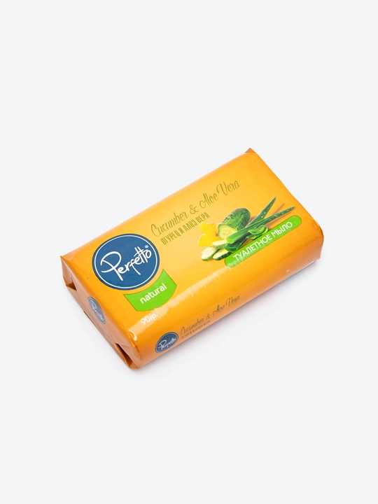 Туалетное мыло Perfetto  Cucumber & Aloe Vera 90 гр
