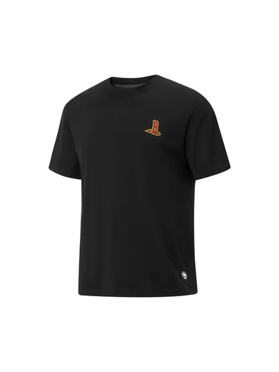 Мужская футболка Li-Ning AHSW001 BADFIVE оversize из хлопка - 