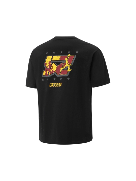 Erkaklar uchun Li-Ning AHSW001 BADFIVE oversize paxta futbolkasi
