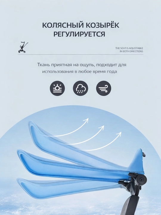 Детская коляска-дрон. Лёгка и прогулочная коляска с складной конструкцией