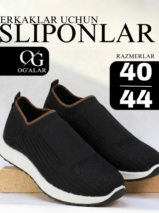 Erkaklar sliponlari, ish va kundalik uchun, erkaklar oyoq kiyimlari, OG'ALAR
